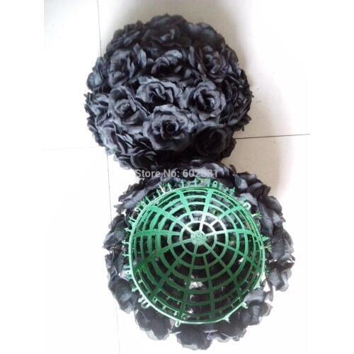 SPR black rose ball wedding flower decoration-40cm-4pcs/ctn