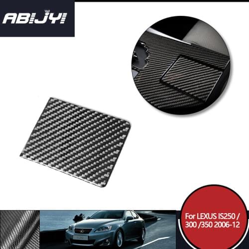 Car styling Carbon Fiber Sticker for LEXUS IS250 300 350 2006-2012 Car armrest box storage platform Cover Sticker