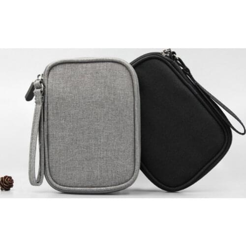 Oxford Cloth Digital Storage Bag USB Data Cable Earphone Power Bank Mobile HDD Organizer Case Portable Travel Kit