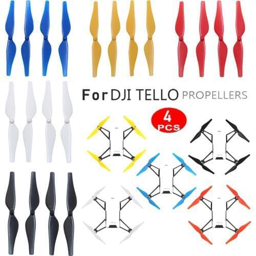 For DJI Tello Colorful Propeller Blade 2Pairs Drone Quick Release Replacement Props Spare Parts Wing Camera for DJI Tello Drones