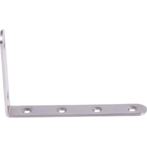 125x75mm L Shape Stainless Steel Shelf Corner Brace Angle Bracket