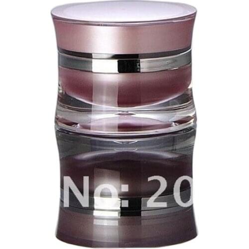 15g pink acrylic cream bottle ,cosmetic container,,cream jar,Cosmetic Jar,Cosmetic Packaging