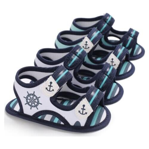 2020 Cool Summer Infant Baby Boys Sandals Canvas Kids Baby Boy Sandals Soft Toddler Shoes