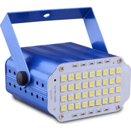 36 LED DJ Disco Sound Activated Laser Projector Strobe Flash Lumiere RGB Stage Lighting Effect Lamp Music Party Light