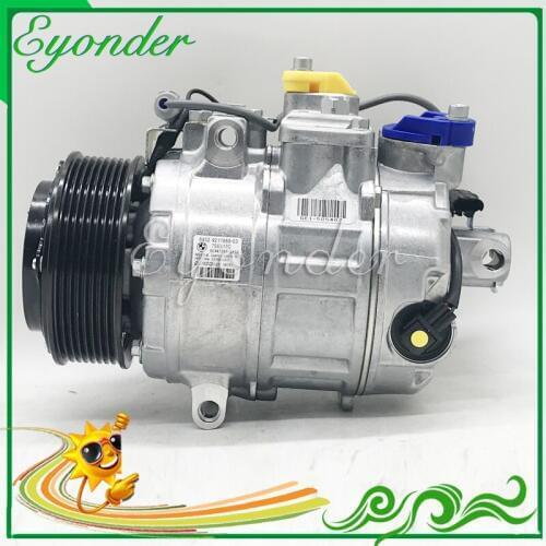 Auto Aircon AC A/C Air Conditioning Cooling Compressor 7SBU17C for BMW X5 F15 F85 E70 xDrive X6 E71 E72 35i N54 N55 64529217868