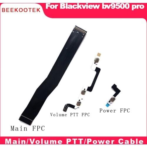 BEEKOOTEK New Original For Blackview BV9500 Power On/Off Volume PTT Flex Cable FPC For BV9500 Pro Mobile Phone