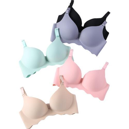 Fashion Sexy Bras Women Push Up Lingerie Seamless Bra Deep U Cup Wire Free Bralette Female Underwear Intimates