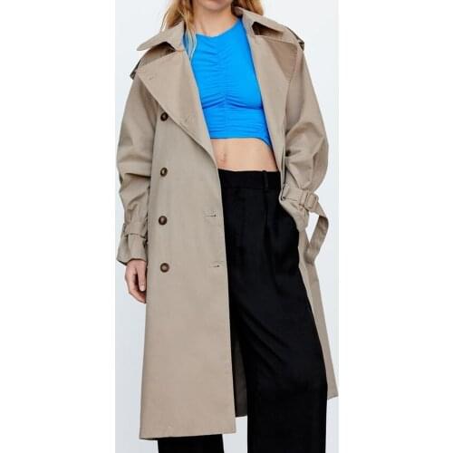DiYiG WOMAN Women's Double Breasted Trench Coats
