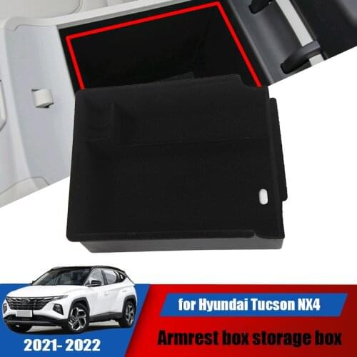 For Hyundai Tucson NX4 2021 2022 Armrest Box Storage Box Organizing Function Practical Storage