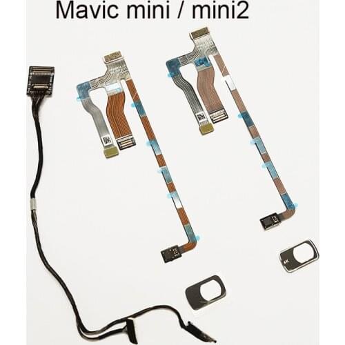 For Original 3in1 Flex Cable PTZ Flat Cable Camera Lens for DJI Mavic Mini and Mini 2 Gimbal Repair Parts