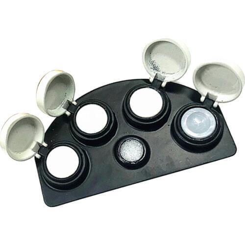 Prettyia 30180-A Ceramic Oil Cup Stand with Lip and Pegwood for Watch Repair