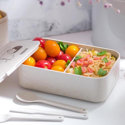 Microwave oven Lunch Box Travel Hiking Office School Portable Food Container Keep Fresh High Capacity Sealed Leakproof Bento Box