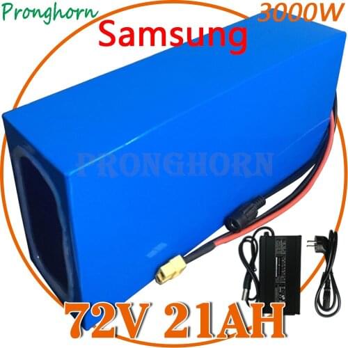 72V Battery 72V 20AH 22AH 25AH 26AH 30AH Ebike Battery Pack 72V Electric Bike Lithium Battery fit 72V 1000W 2000W 3000W motor
