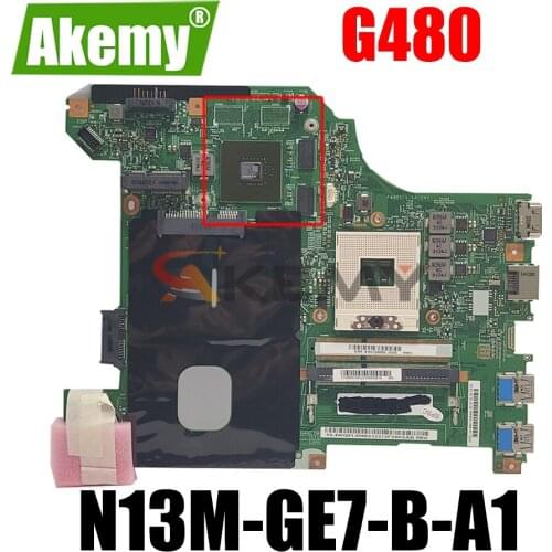 LG4858L MB 11326-1 Laptop motherboard For Lenovo G480 original mainboard SLJ8E 90001143 N13M-GE7-B-A1 100% fully tested