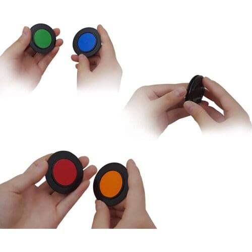 New Magic Tricks Rainbow Chips Color Change Chip Classic Toy for Beginner Comedy Magician Close Up Stage Illusions Gimmick Props