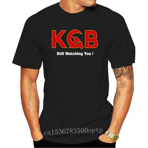 New KGB Still Watching You ! Funny Soviet State Security Committee T-Shirt. Summer Cotton Short Sleeve O-Neck Mens T Shirt 2021