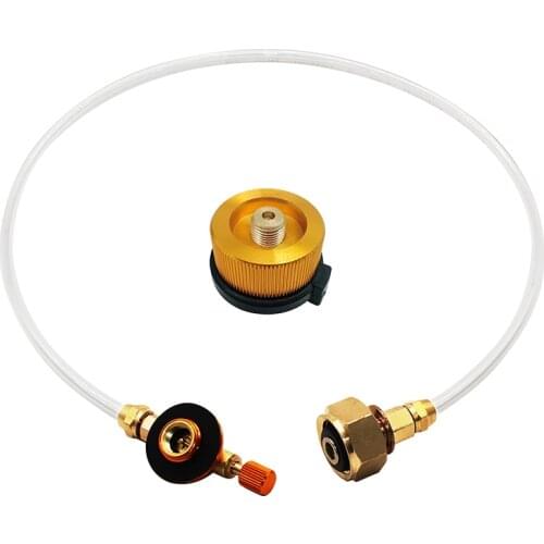 Outdoor Camping Gas Stove Propane Refill Adapter Tank Coupler Adaptor Charging Bottle LPG Flat Cylinder Converter Accessories