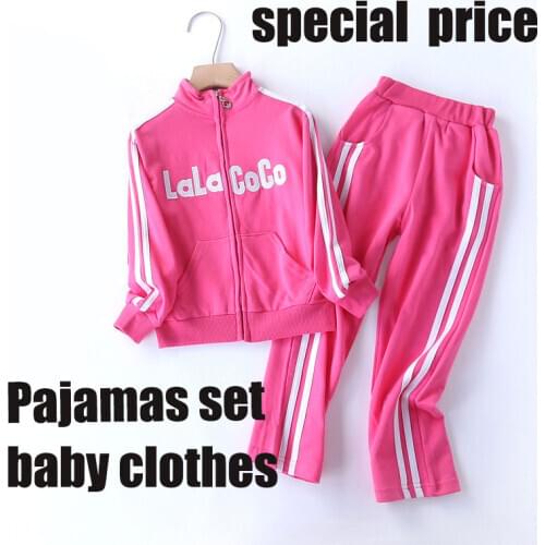Pajamas for Children Girls Pajama Warm cotton baby boy clothes boys Pajamas Set for Boy 2 to 7 Years