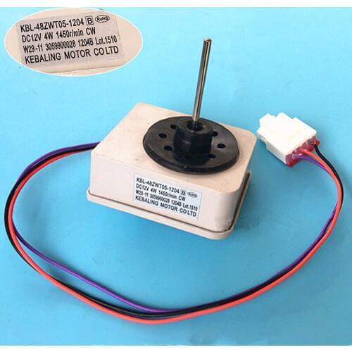 Applicable To TCL Refrigerator Fan Motor KBL-48ZWT05-1204 DC12V 4W 1450r/min CW W29-11 1204B Motor Parts