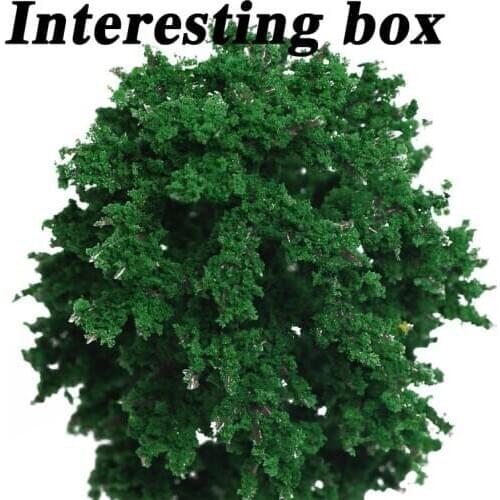 Tb green finished craft landscape model tree simulation tree DIY sand table building outdoor landscaping model material