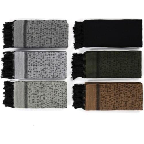 Thick Shemagh Tactical Desert Arab Scarves For Men Women Winter Windy Military Windproof Hiking Scarf