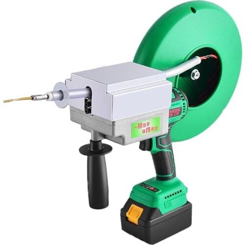 Lithium Battery Charging Threading Machine Fully Automatic Electrician Electric Threader Equipment Pull Wire Lead Tools