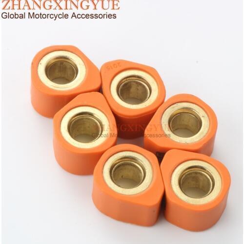 High Performance Variator Weights Round 20x15mm 19.5G for SUZUKI Burgman 125 K2-K6 K7-L1 Uc Epicuro X - K1 125 Ux Sixteen K8 150