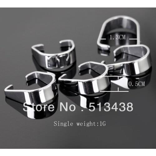 1000pcs hotsale 13mm high-grade buffing Stainless steel clasp&hooks .jewelry accessories.DIY pendant