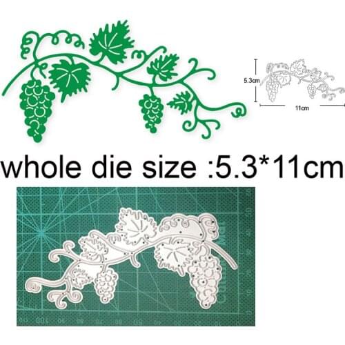 2020 new metal dies Grapevine Grape Vine Cutting Dies Stencils dies for Scrapbooking DIY Album Paper Cards Making Embossing Dies