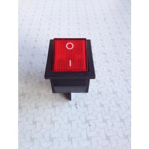 5Pcs AC 250V/ 15A 4 Pin SPDT ON/OFF Red Head Power Control Boat Rocker Switch