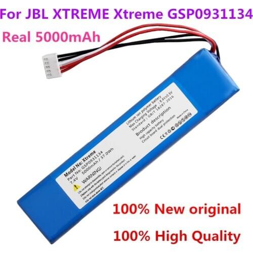 For JBL XTREME Xtreme Speaker Battery New Original Real 5000mAh GSP0931134 High Quality