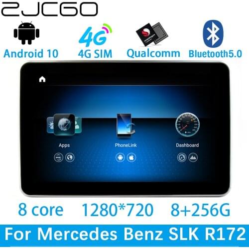 ZJCGO Car Multimedia Player Stereo GPS DVD Radio Navigation Android Screen System for Mercedes Benz SLK R172 SLK200 SLK250