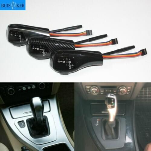 For BMW E46 E39 E60 E90 E92 E82 E87 E38 E84 E83 E53 E86 E89 LED Gear Shift Knob Automatic LHD RHD - Carbon Fiber Color