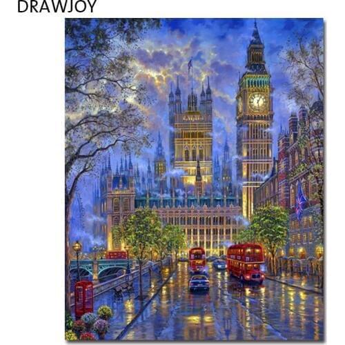 DRAWJOY Paintings By Numbers On Canvas