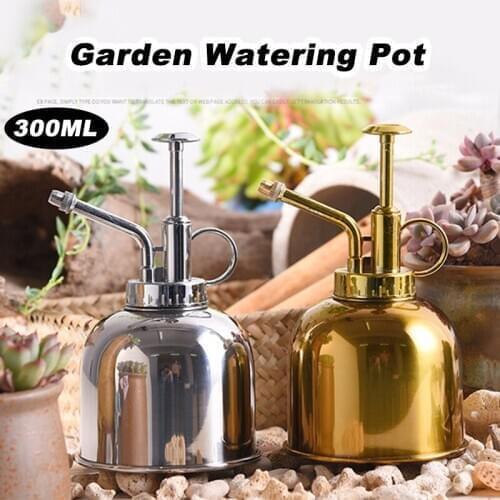 1Pc 300ML Retro Garden Watering Pot Planting Spray Kettle Flower Sprinkler Gardening Supplies