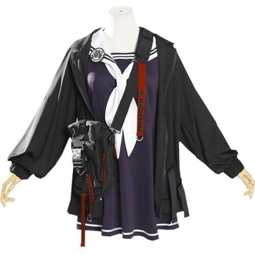 Game Arknights Gummy Cosplay Costume Sailor Suit Uniforms Defender Rada Fancy Dress Halloween Carnival Costumes for Women Girls