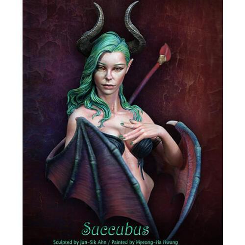 1/12 Succubus, Resin kit Bust Figura GK Science fiction subject, Movie characters, Uncoated No colour