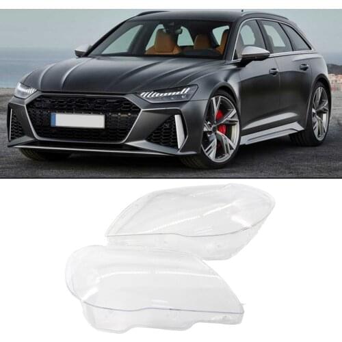 Headlight Lens Cover Headlamp Protective Shade Clear Shell Lampshade Headlamp Lens Fits For BMW 7 E65 E66 2005-2008