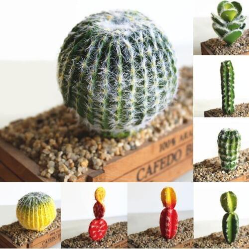 DIY Landscape Decoration Desert Bedroom Fake Cactus Prickly Pear Artificial Plants Simulation Succulents Home Diverse Vivid