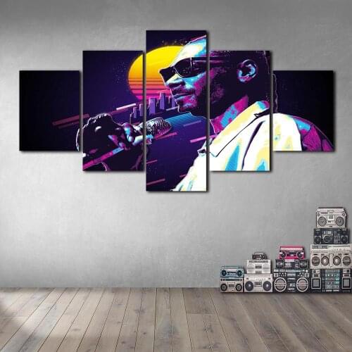 Canvas Painting Wall Art Rap King Posters and Prints Wall Pictures for Living Room Decoration Home Decor