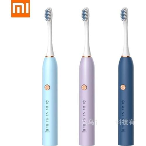 For Xiaomi Electric Toothbrush Adult Smart Sonic Vibration Waterproof Toothbrush USB Charging 5 Gears