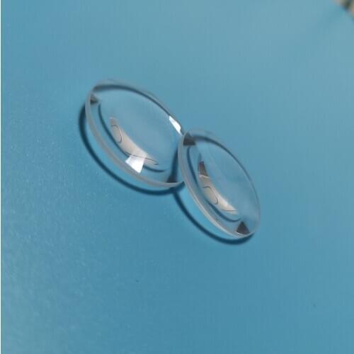 Magnifier Lens Optical K9 Lenticular Lenes Glass 5 Times Magnifier Diameter 25mm Focal Length 50mm For Experiment