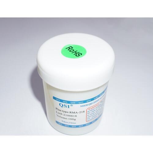 Promotions clear QSI RMA-218 bga Solder Flux Paste 100g for SMT Reballing