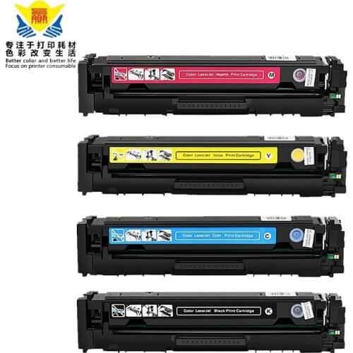 JIANYINGCHEN Compatible Toner Cartridge CF530A CF531A CF532A CF533A for hps Color Laserjet M154 M180 printer (4pcs/lot)