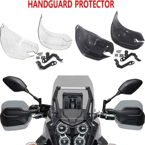 Tenere 700 2019 2020 Motorcycle Handguard Extensions Hand shield Protector Windshield Transparent and Smoky For YAMAHA TENERE700