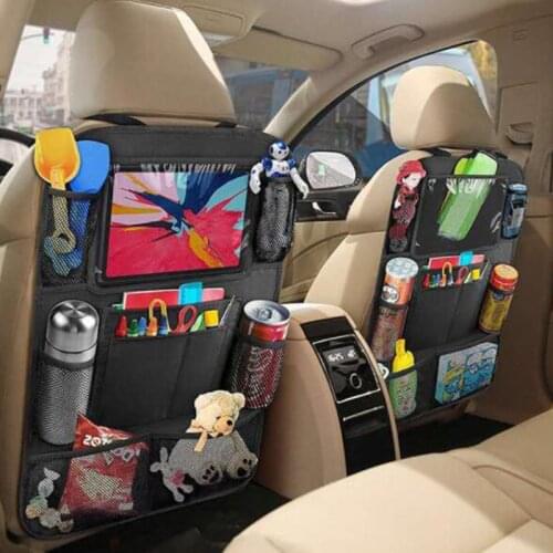 Universal Car Seat Back Organizer MultiPocket Car Backseat Organizer with Touch Screen Tablet Holder Automobiles Stowing Tidying