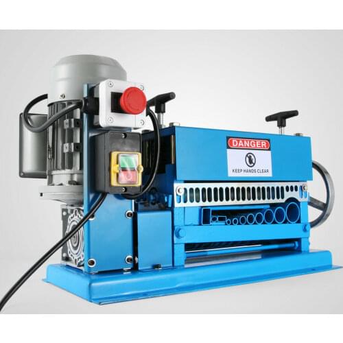 Cable Wire Stripping Machine 38Mm Cable Peeling Machine Wire Stripper Adjustable Springs Suitable Cables