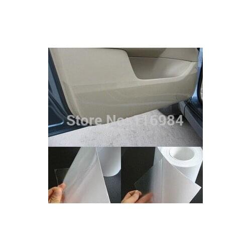 10cm 15cm 20cm x 100cm Universal Clear Door Sill or Door Edge Paint Protection Vinyl Film Sheet