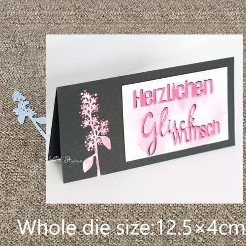 XLDesign Craft Metal Cutting Die stencil mold flower branch decoration scrapbook Album Paper Card Craft Embossing die cuts