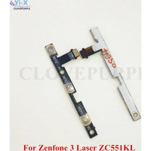 1PCS For Asus Zenfone 3 Laser ZC551KL Volume Power Switch Button Flex Cable Repair Parts